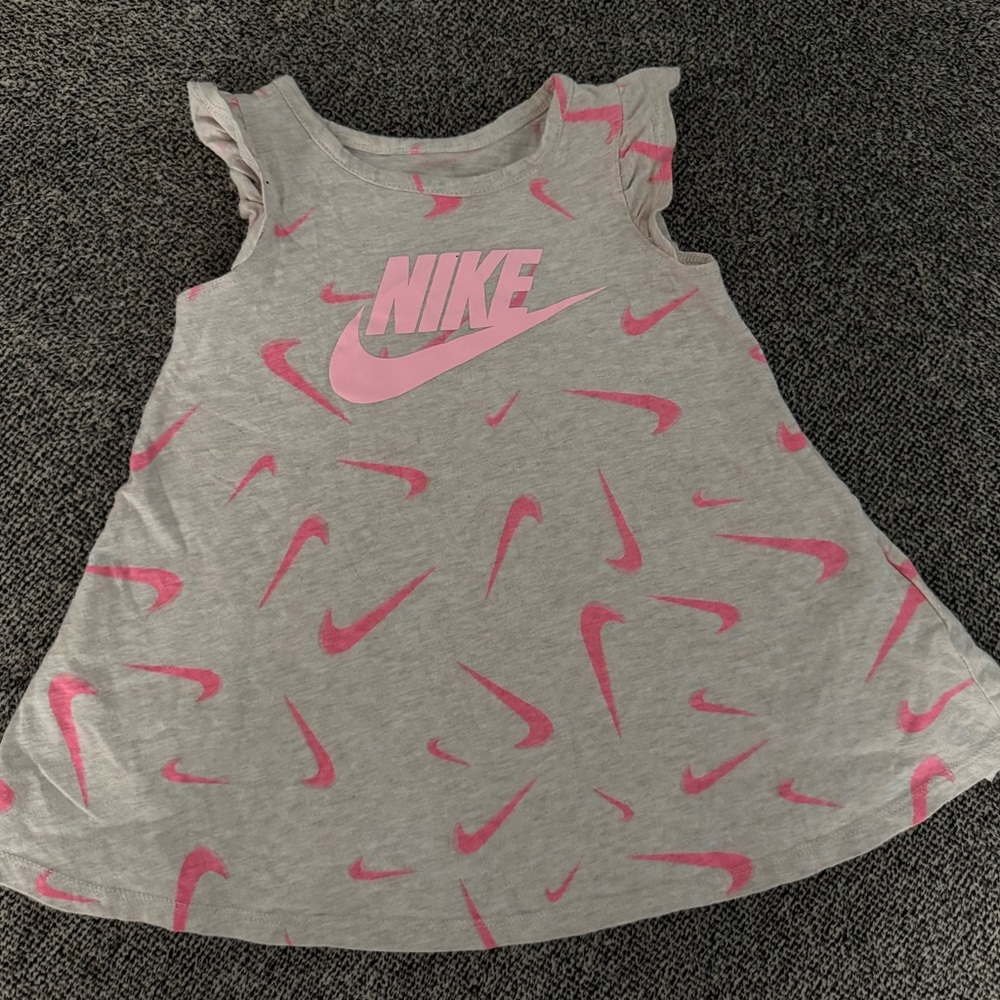Nike Gray and Pink Apparel